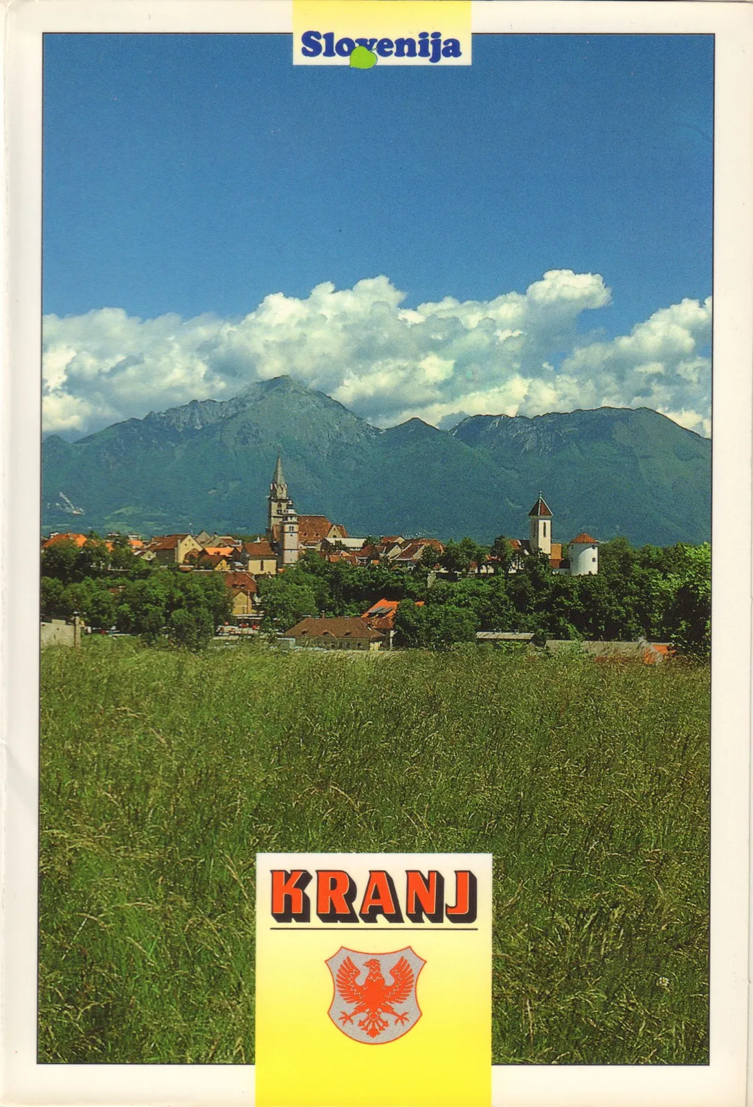 Ovitek za komplet razglednic Kranja