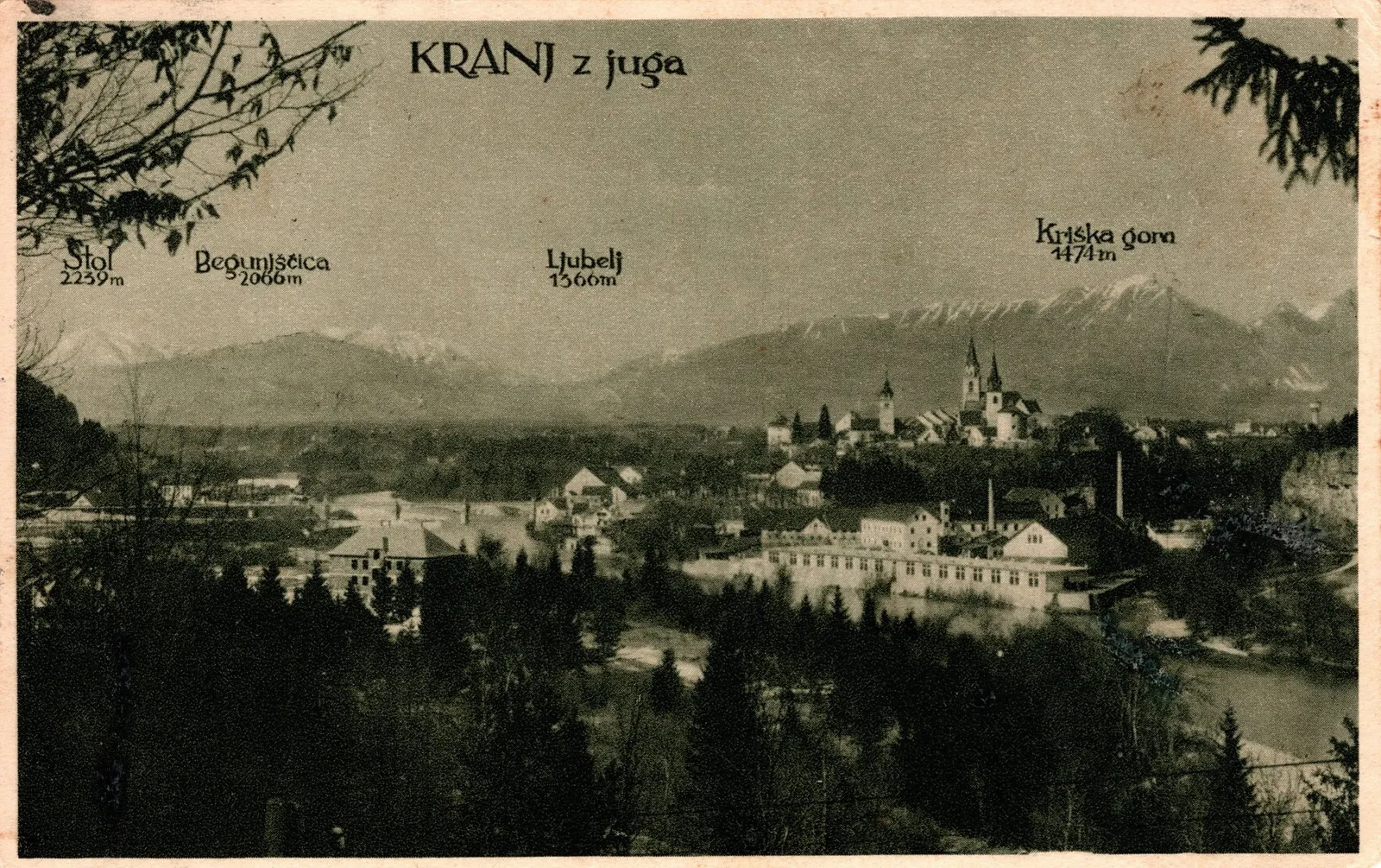 Razglednica Kranj