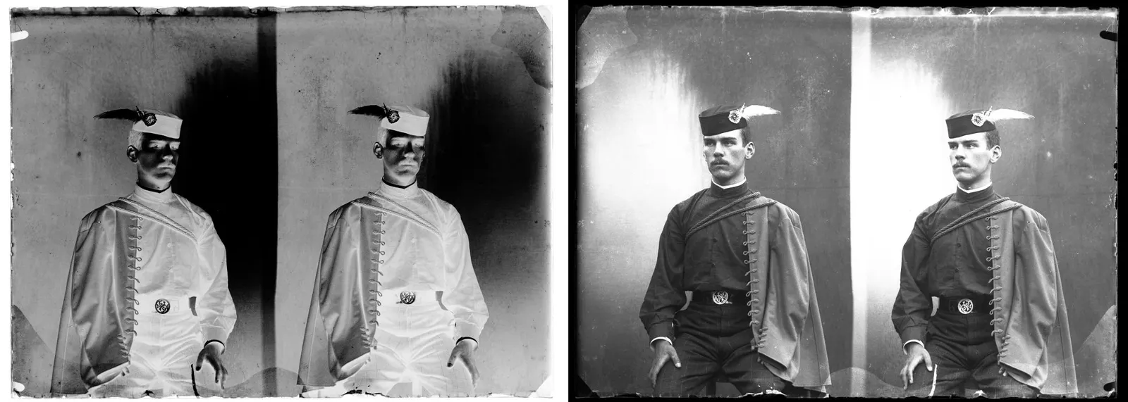 Portret moškega v sokolski uniformi